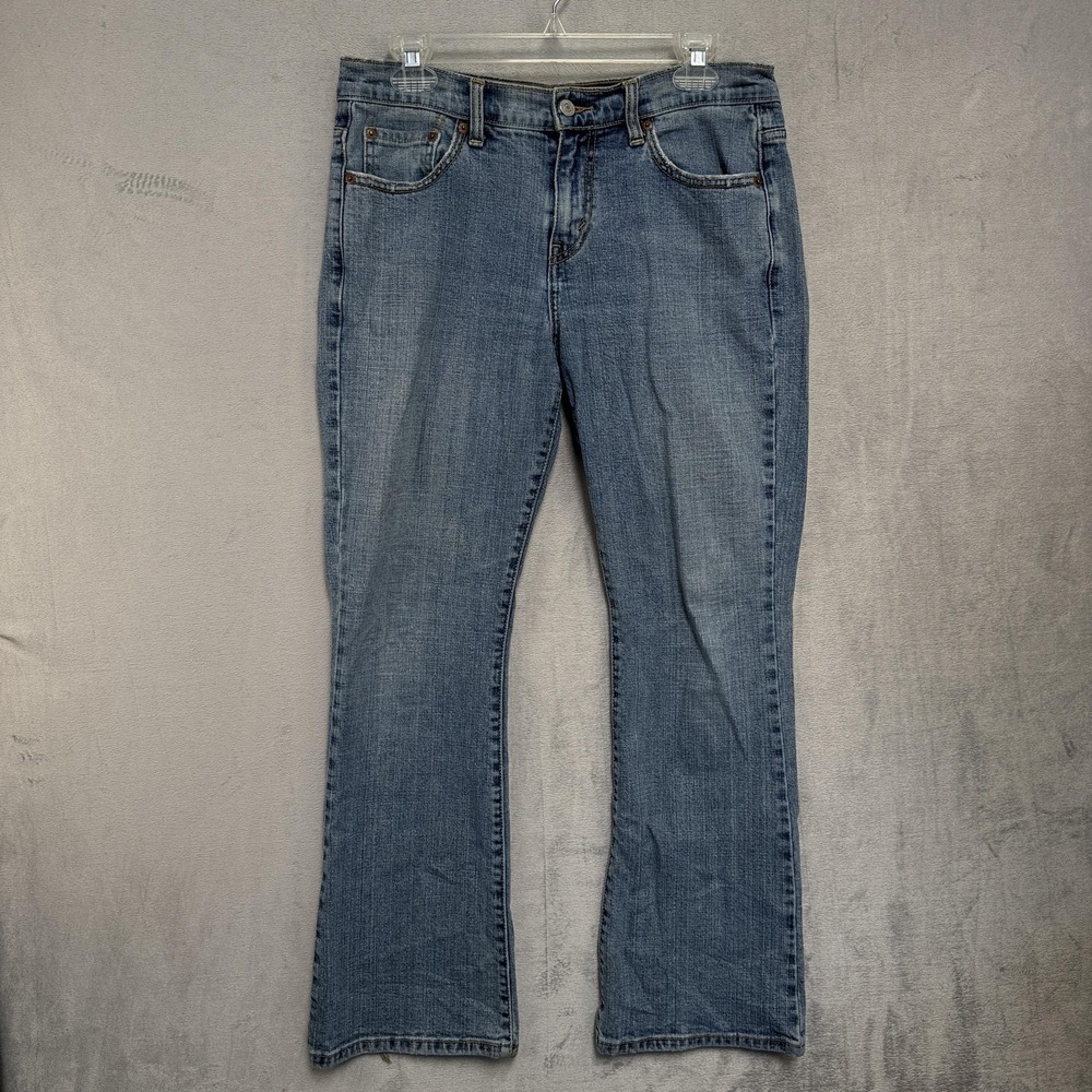 Levis 515 Jeans Womens 8S Blue Medium Wash Bootcut Stretch Denim Classic Fit